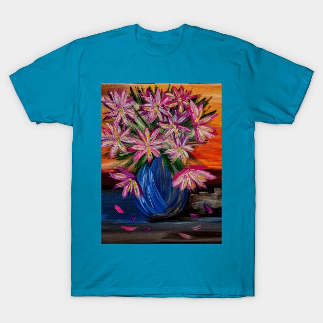 Beautiful abstract floral artwork T-Shirt by kkartwork